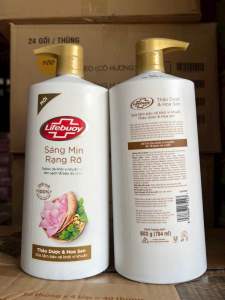 Sữa tắm Lifebuoy thảo dược và hoa sen Detox và Bảo vệ khỏi vi khuẩn 800gr
