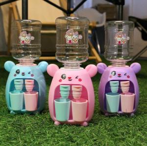 200ml Kawaii Cartoon Water Dispenser Mini Drinking Fountain Rabbit Drink Water Simulation Device Pretend Game Kitchen Toy for Kids Girls 2 – 6 Years