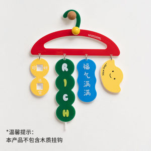 Creative New Year Decoration Full of Good Fortune Home Living Room Door Handle Hanging Ornament Acrylic Material Simple Modern Style