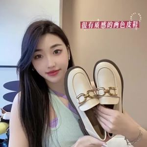 MIFEI | Autumn New French Loafers Women Thick Sole Black Shoes