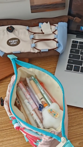 Túi vải đa năng size to chứa bút đồ dùng học tập phụ kiện nữ thiết kế thời trang mới lạ xinh cá tính