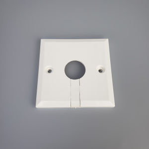 86 Type Blank Panel with Switch Socket White Board Background Wall TV Cable Hole Cover through Wire Hole Cover Board