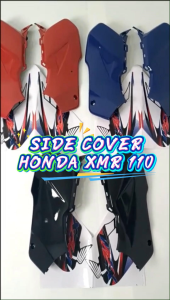 MOTORCYCLE SIDE COVER HONDA XRM 110 WITH STICKER MOTORCYCLE ACCESSORIES