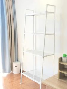 Metal Bookshelf Storage Rack Shelves For Living Room/Bedroom/Kitchen/Bathroom/Home Office