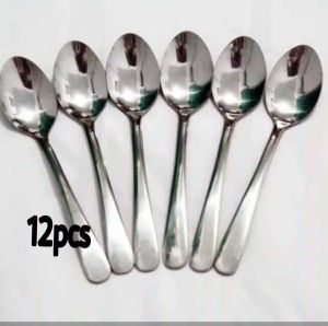 1Lusin Sendok Makan Stainless Tebal / Sendok Makan Noble isi 12Pcs