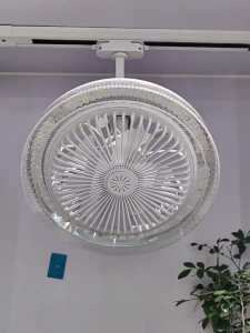 Ceiling fan with light with remote 2 in 1 Aromatherapy crystal fan light ceiling light