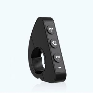 Kebidumei | Motorcycle Bike Handlebar Media Controller Music Switch Steering Wheel Remote Control Wireless Remote Button For Android IOS