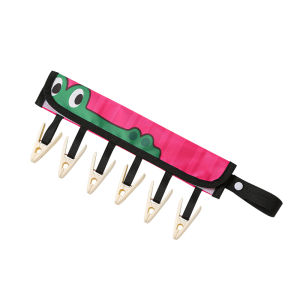 MONLEYTA | Travel Foldable Clothes Hanger Multi-Functional Portable Underwear Socks Fabric Art Storage Rack Cute Cartoon Design For Everyone