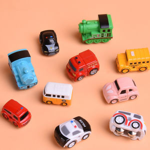 QAT | Track Car Toys Inertia Magnetic Police Cars Mini Cars Racing Accessories