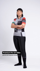 Bizkut Premium Pro Cycling 3/4 Bibs Shorts Tights Bike Pants 3D Gel Padded Riding Bicycle Singapura for Men Women L3