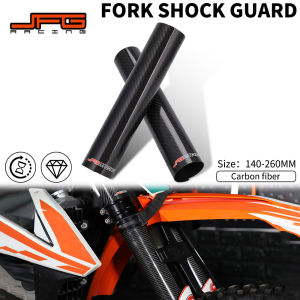 JFG Motorcycle Carbon Fiber Front Fork Guard Wrap Cover Accessory For EXC SX SXF XC XCF XCW CRF YZ 125 250 350 450 Pit Dirt Bike