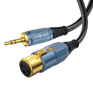 Choseal | 3.5mm to XLR Audio Converter Cable for Condenser Microphone