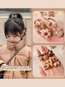 High Elasticity Durable Hair Ties for Girls: Cute Baby Hair Bands & Non-Damaging Rubber Bands for Children's Hair Accessories