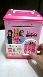 PLAY Piggy Bank Yellow Duck / Stitch / Spiderman / Spiderman ATM Machine Money Saving Box Safe Box Music Coin Bank