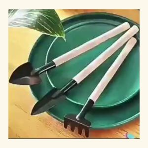 [MRSAVE] 3Pcs Mini Garden Plant Tools Gardening Tool Alat Mini Berkebun Succulent Cactus Shovel Spade Rake (MS4110350)