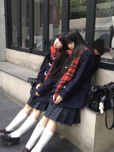 Original Christmas Red Plaid Scarf Womens Autumn Winter Student JK Coat Warmth Versatile Neck Warmer Shawl Fleece Polyester