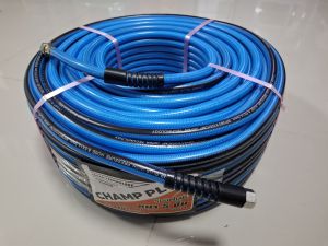 สายพ่นยา5ชั้นแรงดัน380บาร์ 100เมตรพร้อมข้อต่อหัว-ท้ายสายไม่พับไม่หักงอ รุ่นไม่พันกัน