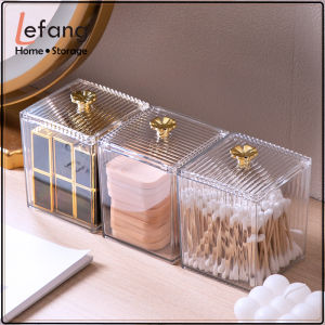 Lefang Bathroom Bedroom Storage Mini Shape Storage Box Jewelry Organizer Pill Case Container Small Modular Storage Case