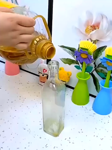 Foldable Silicone Funnel Household Kitchen Mini Funnel Collapsible Pour Oil