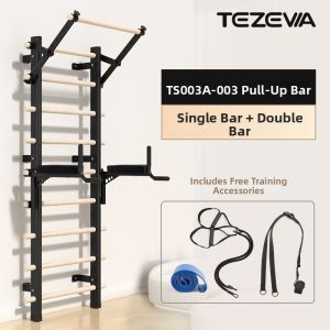 TEZEWA | No-assembly Rib Wood Rack Indoor Rehabilitation Home Fitness Equipment For Pull-ups Dance Stretching