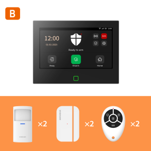 Hệ Thống Báo Động Nhà Thông Minh Staniot 7 Inch Tuya Bộ Kit An Ninh Không Dây 4G Với Pin 5000mAh Và Còi Báo Động Nhấp Nháy Hỗ Trợ Đa Ngôn Ngữ