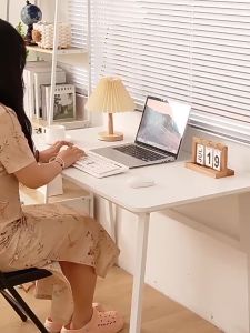 （Ready Stock） Computer desk desktop home gaming desk office desk minimalist study writing desk Meja 电脑桌 书桌