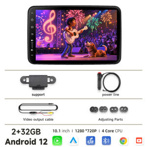 JIUYIN | JIUYIN Android 12 Car Headrest Monitor Display IPS 10Tablet Touch Screen HD For Car Rear Seat Video Music TV Player HDMI Input