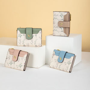 Womens Short Wallet Student Coin Purse Card Bag Womens Wallet