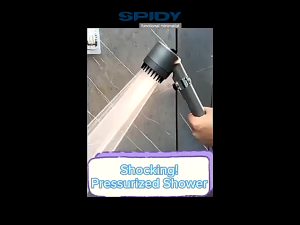 Spidy Kepala Shower Kamar Mandi Tekanan Tinggi Titanium 3 Mode Sensasi Pijat Turbo Charged MS