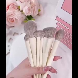 10PCS Soft Fluffy Makeup Brushes Set for Eye Shadow Foundation Blending Blush Powder Cosmetics Women Beauty Kit