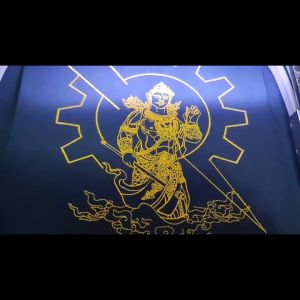 (พร้อมส่ง)#เสื้อช็อปปักลายพระวิษณุ ช่างกลอุตสาหกรรม 5สี