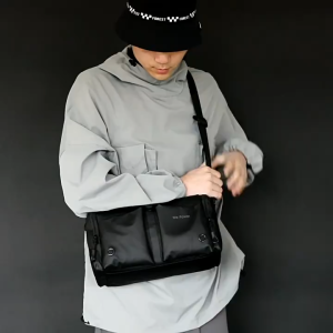 Waterproof Nylon Beg Lelaki Men Sling Bag High Capacity Multi Compartments Crossbody Bag Beg Silang Lelaki (SL-047)