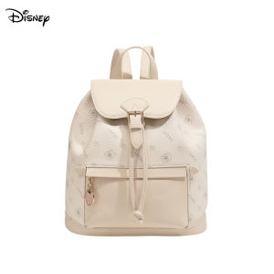 Disneys official black cartoon backpack Lightweight and durable travel backpack Preppy school bag Couples trendy items