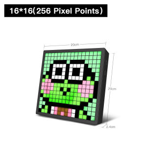 Smart RGB USB LED Matrix Pixel Display Panel Light Bluetooth App Programmable Anime Text Clock Graffiti Art Digital Screen Sign