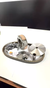 ชุดชามข้างมอเตอร์ไซค์ คลัทช์เดิมพร้อมจาน Yamaha Nouvo elegance Mio125 Mio125r Mio125i ชามหน้าเดิม ชุดชามขับสายพาน ครัชเดิม3ก้อน สายพาน