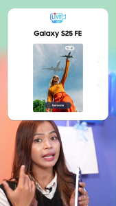 [Upgrade dari 128GB & Free Clear Case] Samsung Galaxy S25 FE 8/256GB - Jetblack | Smartphone AI | Galaxy AI | 4900 mAh