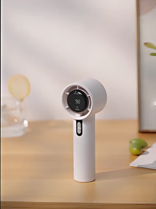 ✅100% Original Smilee WX638 Turbo Fan Rechargeable Handheld Fan 100 Wind Speed with Strong Wind LED Display for Ou