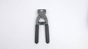 17cm Handheld Carbon Steel Silent Pliers 4mm Leather Craft Punch Sewing Tool For Leather Crafts / DIY Sewing Projects