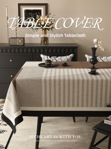 HOUGOUXIANG | Waterproof and Oil-Resistant Easy-Clean Scandi Tablecloth
