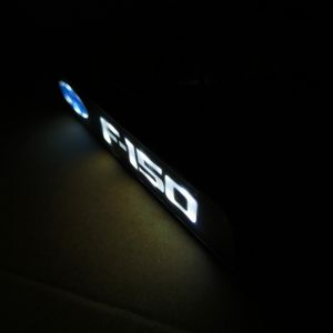F150 LED Insignia Emblem Light White LED F150 Grille Light Atmosphere Lamp Net Decoration Lamp F-150 Grill Light Auto Badge Lamp