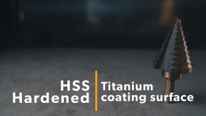 ORIGINAL STEP DRILL SET 5 PCS METRIC / INCH BOR TINGKAT SET BOR PAGODA SET BOR KERUCUT MATA BOR CEMARA SET MILIMETER / INCI