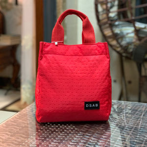 Fashion Lunch Box Handbag Lunch Box Bag out Bag Carrying Lunch Bag Oxford Cloth Waterproof Lunch Box Bag Handbag Men