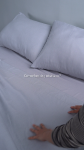 Soft Sewn Bamboo Pillowcase 2pcs Cooling Bamboo Blend Lightweight Wrinkle-Resistant (Queen 20x30 King 20x36)