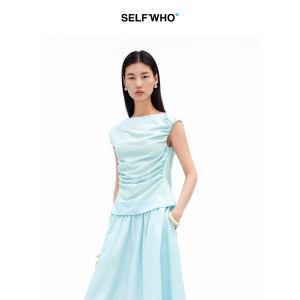 Boat Neck Sleeveless Ruffled Camisole Vest