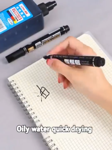 Marker ink refill large bottle 500ML oily red blue black ink big head pen POP small double head hoo