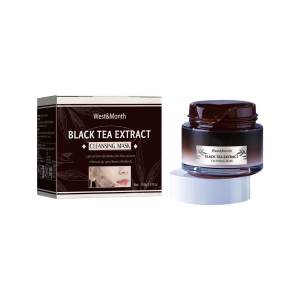 Black tea mask cleans fine pores brightens skin tone and rejuvenates the skin