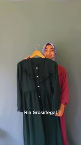Gamis Lebaran Archia Crinkle Airflow Premium