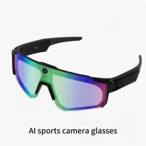 4K Polarized Sunglasses AI Smart HD 800W Camera Bluetooth Call Translation For Men Cycling Anti Glare Driving UV400 IP54 Goggles
