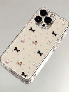 Creative Cute Dog Spots Phone Case for OPPO Find X Series A520 Full Screen Design Protective Soft Shell Transparent Active Version