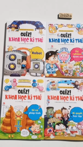 Trọn bộ 7 cuốn Quiz Khoa học kì thú - phát hành tháng 1 - 2026: Robot Bí quyết học tập Hình học Mật mã - Kim Đồng